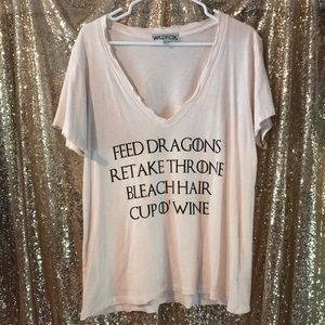 Wildfox “Game of Thrones” inspired tee M